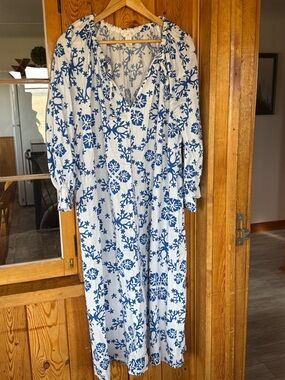 White And Blue White Hm Flower Dress for Sale up to 90% Off: Poshmark